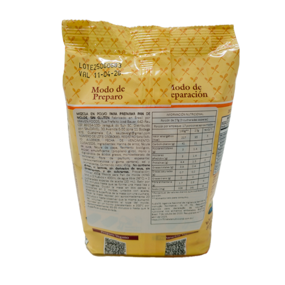Mezcla para Pan sin gluten I King Mix - Imagen 2