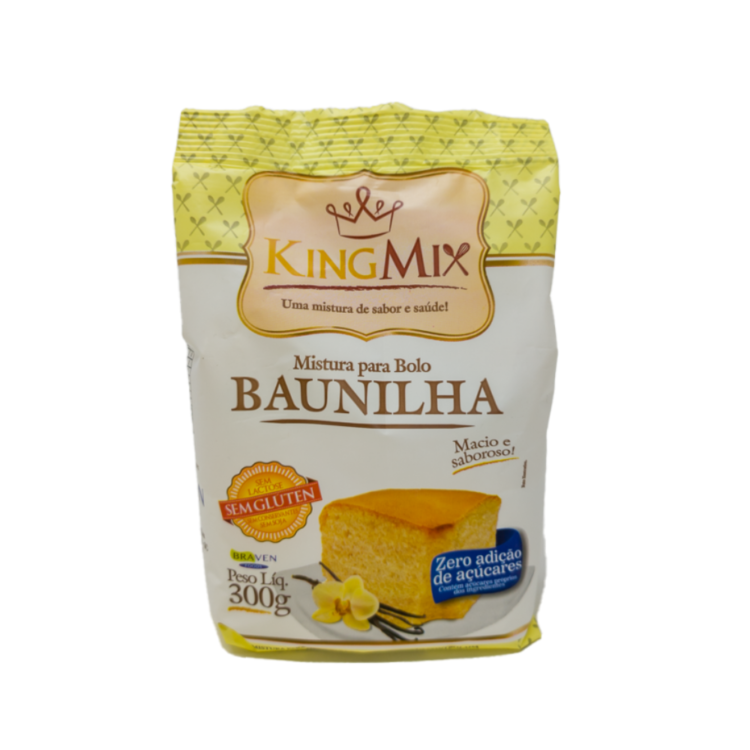 Mezcla para Pastel de Vanilla sin gluten y sin azúcar añadido I King Mix
