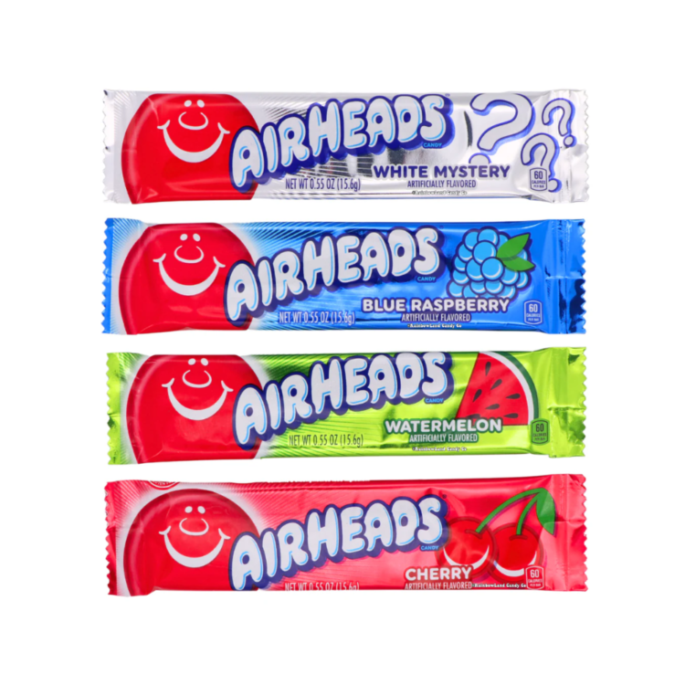 Dulces Masticables Sin Gluten Air Heads I Unidad